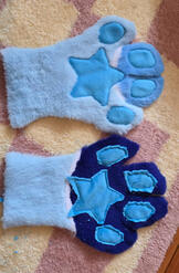 applique paw pads